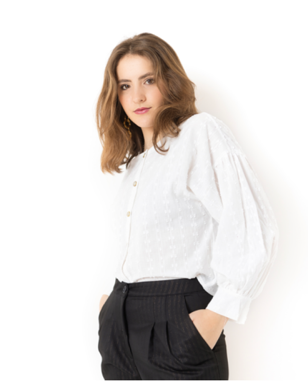 BLUSA BOHO BLANCA - OSAMORE