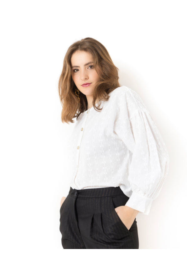 BLUSA BOHO BLANCA - OSAMORE