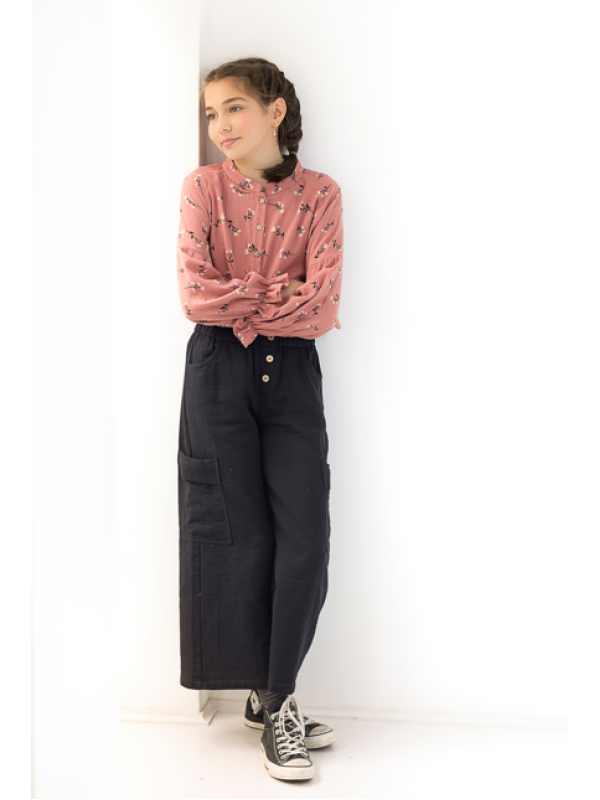 PANTALÓN BOLSILLOS NEGRO - OSAMORE