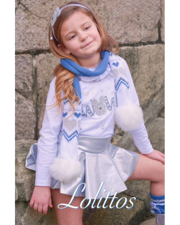 CAMISETA CADENA CONEJO BRILLO - LOLITTOS