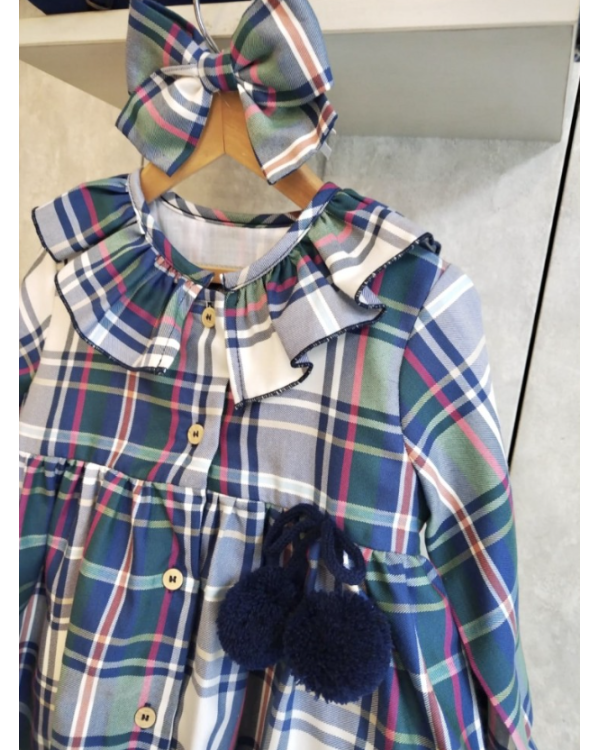 JESUSITO CUADROS AZUL/VERDE - MON PETIT BONBON