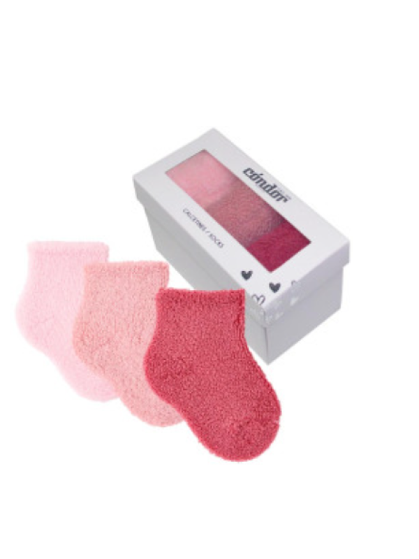 PACK 3 CALCETINES RIZO 00 ROSA - CONDOR