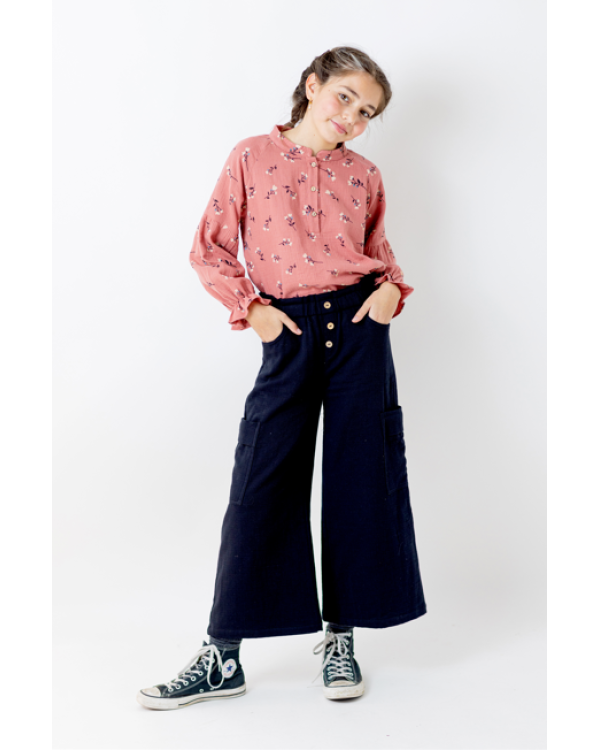 PANTALÓN BOLSILLOS NEGRO - OSAMORE