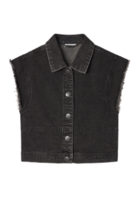 CHALECO VAQUERO NEGRO - NAME IT