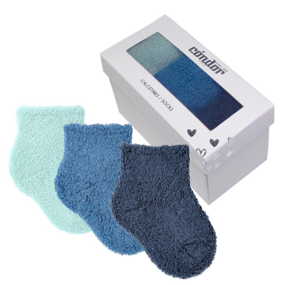 PACK 3 CALCETINES RIZO 00 AZUL - CONDOR