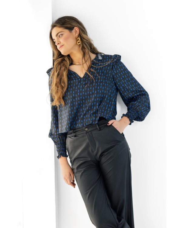 PANTALÓN PIEL NEGRO - OSAMORE