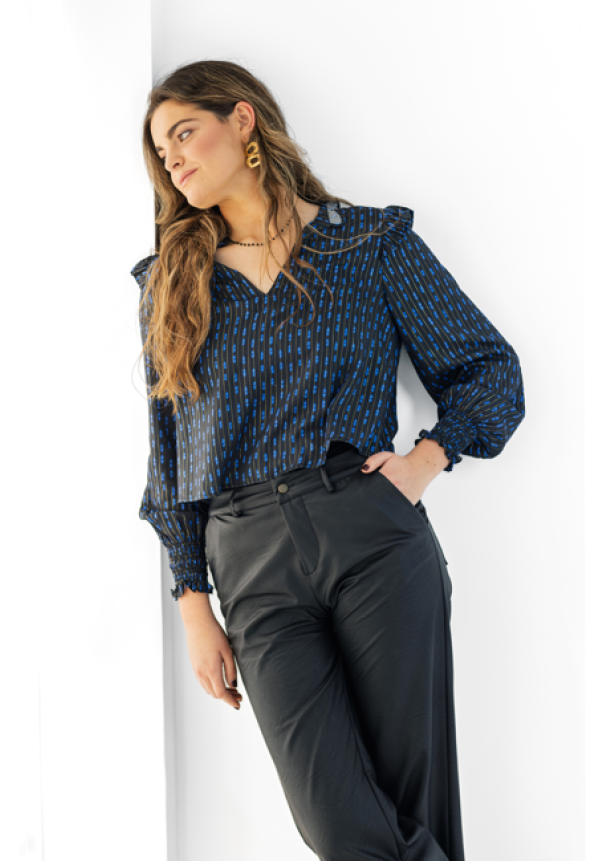 PANTALÓN PIEL NEGRO - OSAMORE