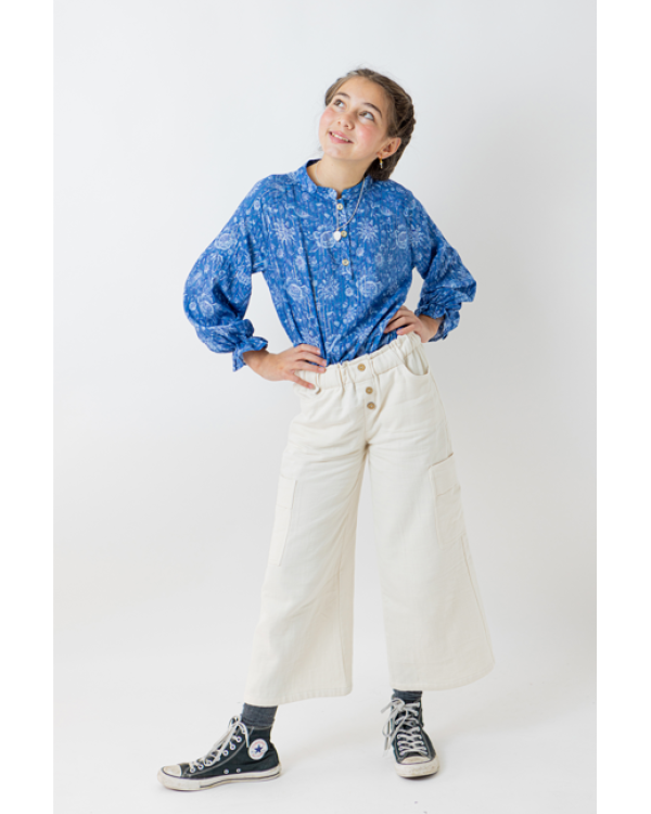 PANTALÓN BOLSILLOS MARFIL - OSAMORE