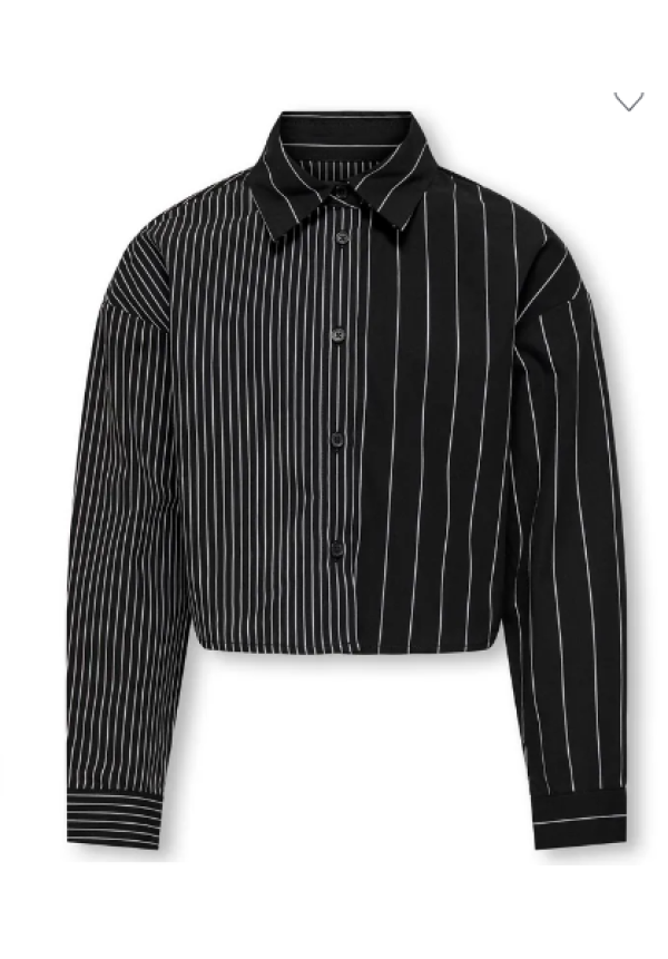 CAMISA RAYAS NEGRA - ONLY