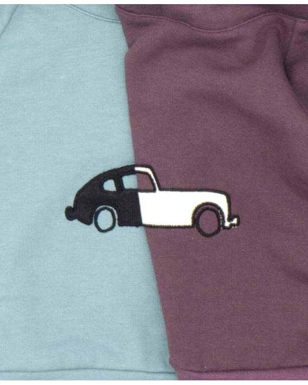 SUDADERA MALVA COCHE - FINA EJERIQUE