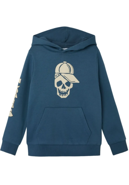 SUDADERA AZUL CALAVERA - NAME IT