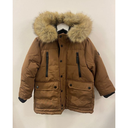 CAZADORA MARRÓN CON CAPUCHA - ENERGIERS