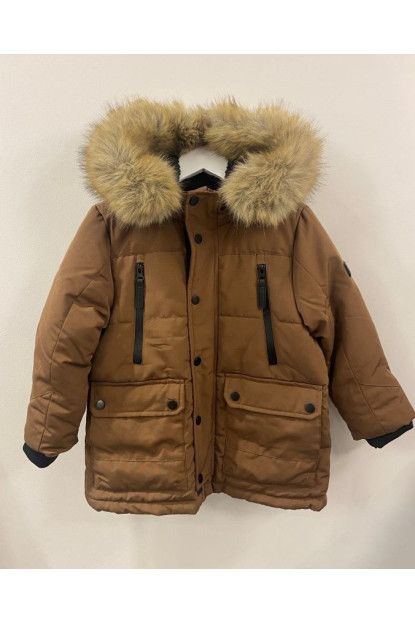 CAZADORA MARRÓN CON CAPUCHA - ENERGIERS