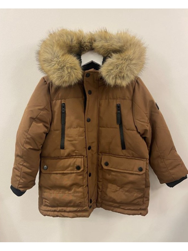 CAZADORA MARRÓN CON CAPUCHA - ENERGIERS