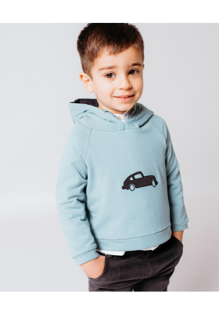 SUDADERA VERDE COCHE - FINA EJERIQUE