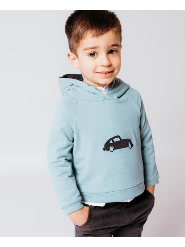 SUDADERA VERDE COCHE - FINA EJERIQUE