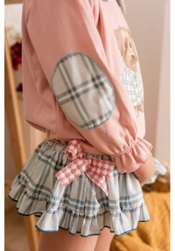 CONJUNTO SUDADERA BRAGUITA PERRO - MON PETIT BONBON