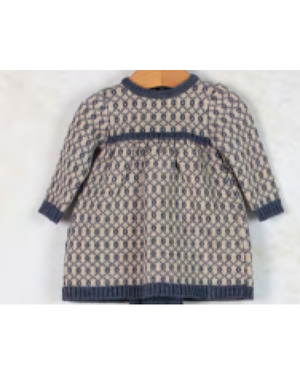 VESTIDO BEIG/INDIGO - MEBI