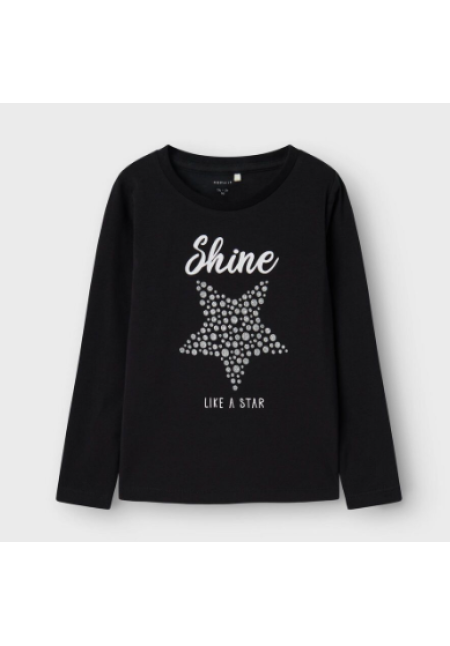 CAMISETA NEGRA ESTRELLA - NAME IT