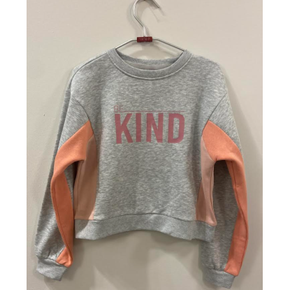 SUDADERA GRIS SALMÓN - ONLY