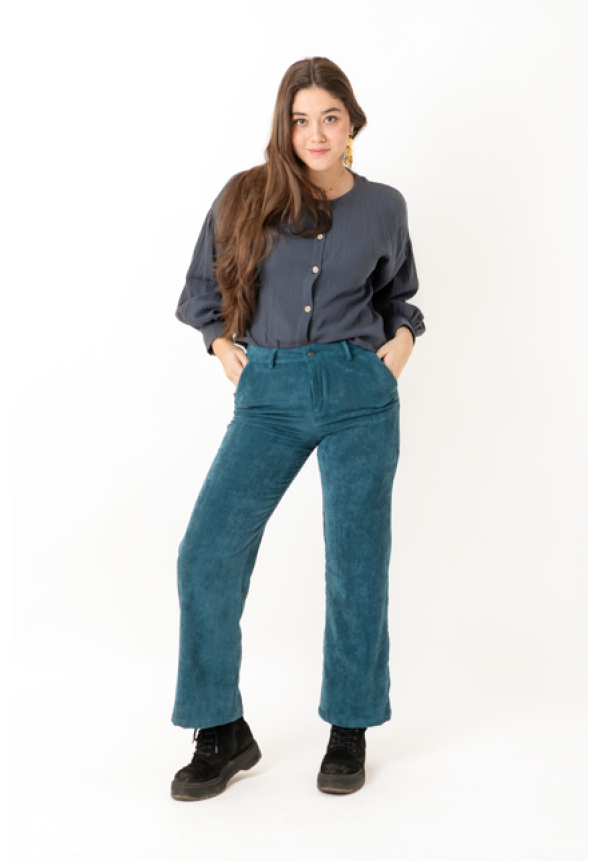 PANTALÓN PANA ESMERALDA - OSAMORE