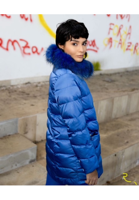 PARKA AZULÓN - PREGIO COUTURE