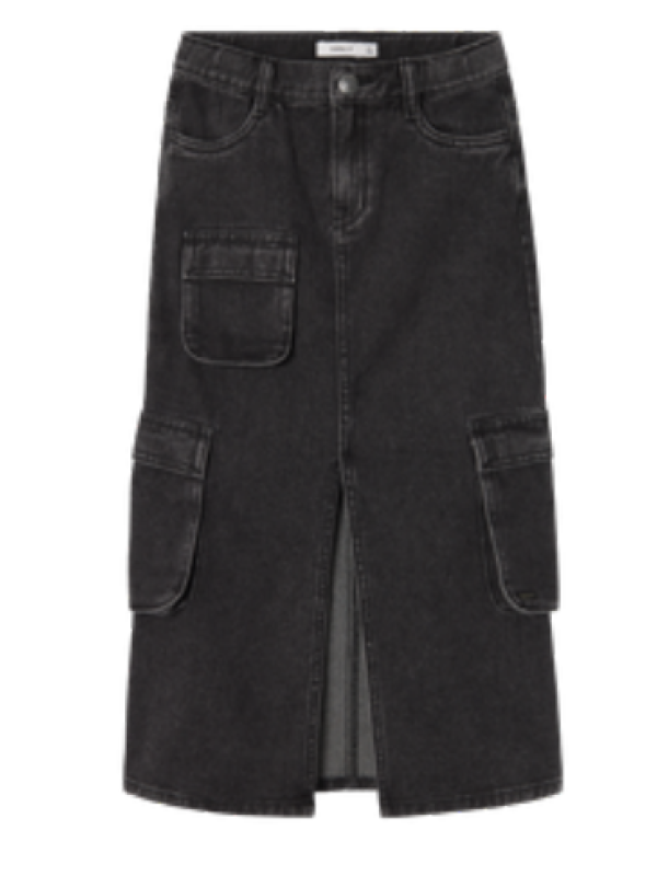 FALDA VAQUERA LARGA NEGRA - NAME IT