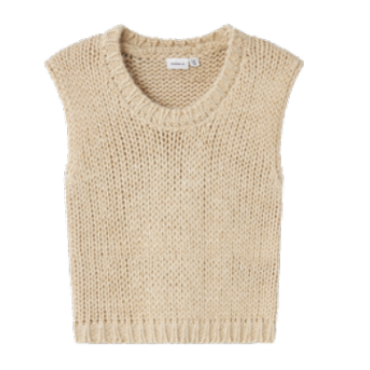 CHALECO BRILLO BEIG - NAME IT