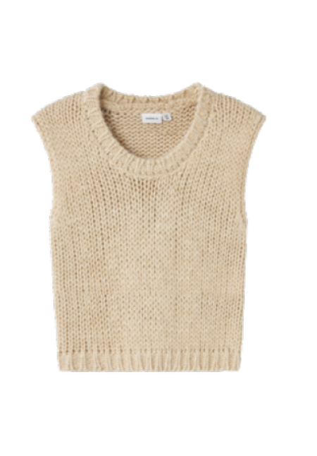 CHALECO BRILLO BEIG - NAME IT