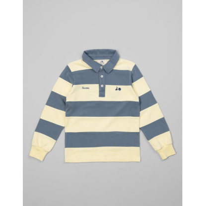 POLO NIÑO RUGBY STRIPES AMARILLO - SCOTTA