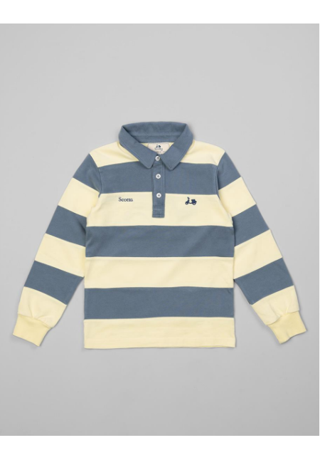 POLO NIÑO RUGBY STRIPES AMARILLO - SCOTTA