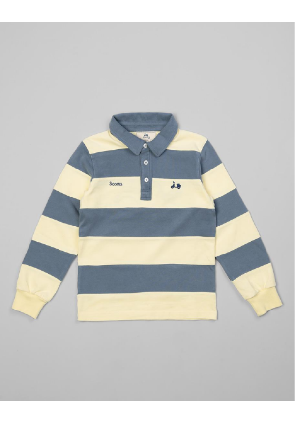 POLO NIÑO RUGBY STRIPES AMARILLO - SCOTTA
