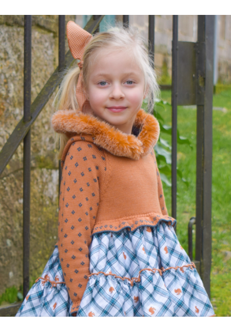 VESTIDO PUNTO ARDILLA - LOLITTOS