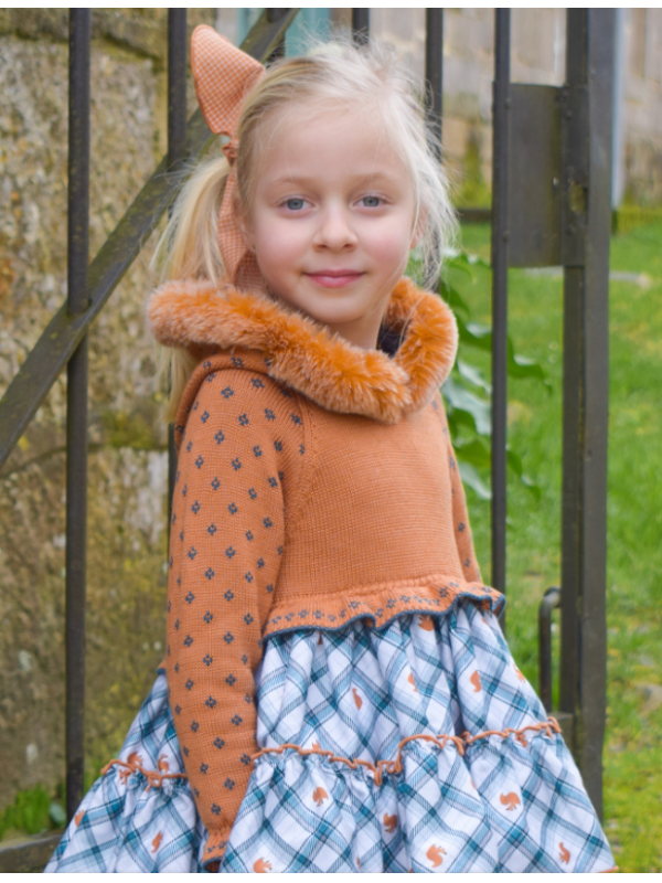 VESTIDO PUNTO ARDILLA - LOLITTOS