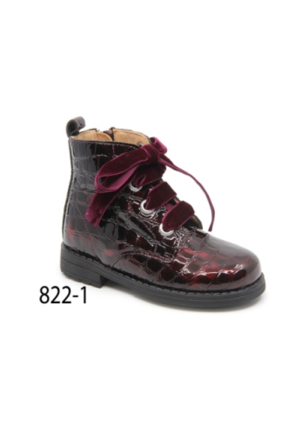 BOTA CROCO BURDEOS - CONFETTI