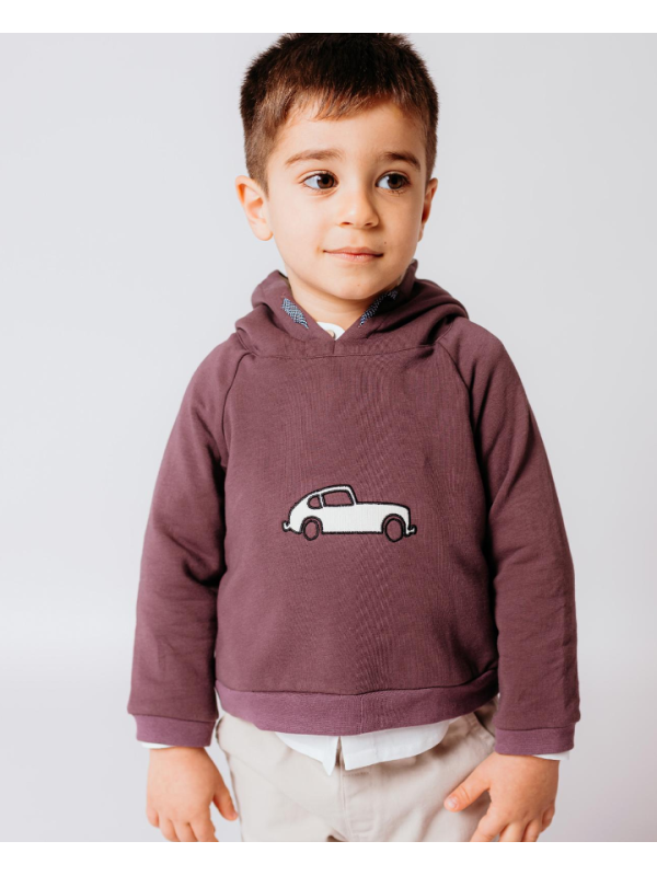 SUDADERA MALVA COCHE - FINA EJERIQUE