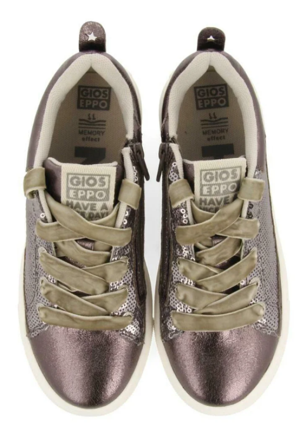 ZAPATILLAS CORDONES PLOMO - GIOSEPPO