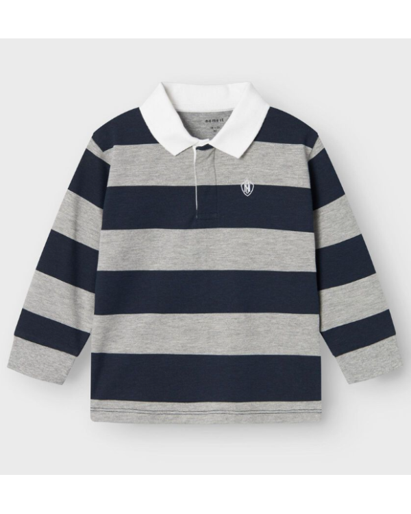 POLO RAYAS AZUL MARINO - NAME IT