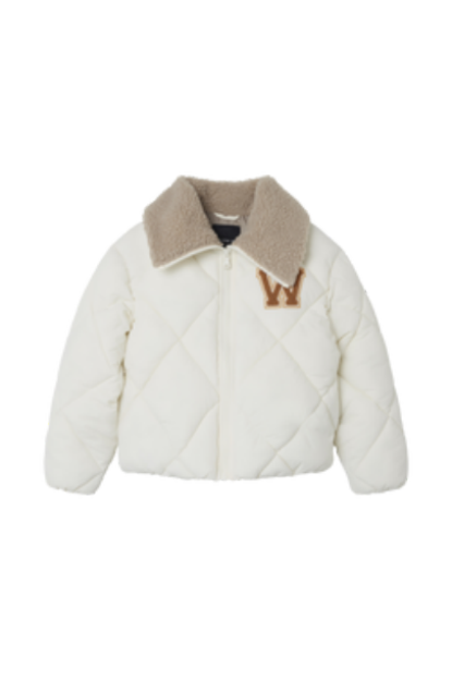 CAZADORA BLANCA CUELLO - NAME IT