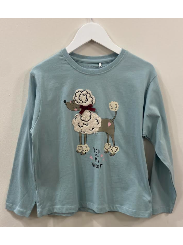 CAMISETA VERDE PERRO - NAME IT