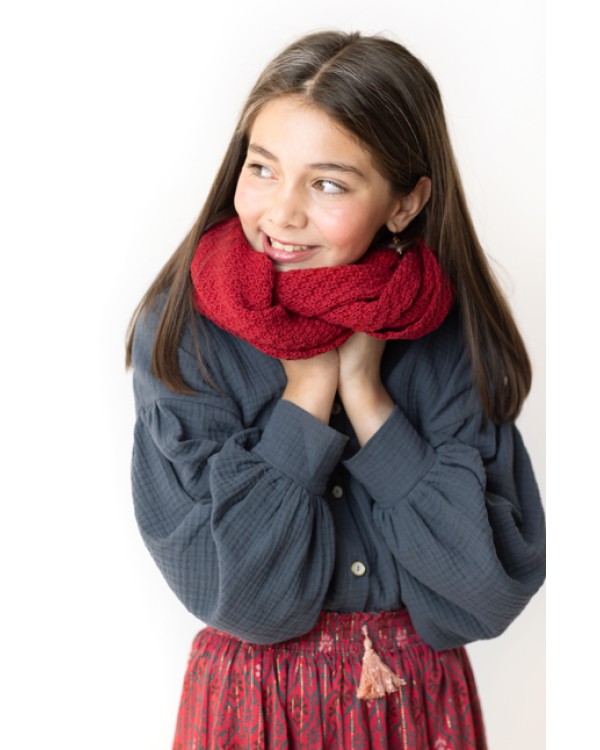 BLUSA BAMBULA GRIS - OSAMORE