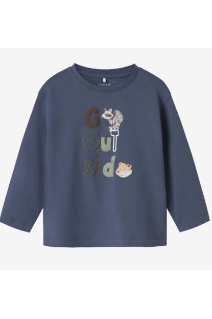 CAMISETA AZUL MAPACHE - NAME IT