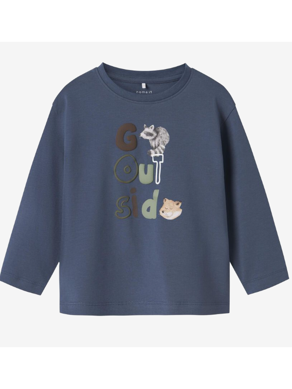 CAMISETA AZUL MAPACHE - NAME IT