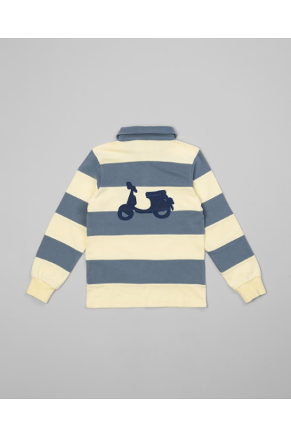 POLO NIÑO RUGBY STRIPES AMARILLO - SCOTTA