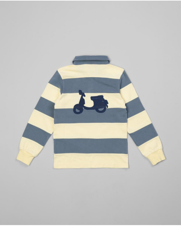 POLO NIÑO RUGBY STRIPES AMARILLO - SCOTTA
