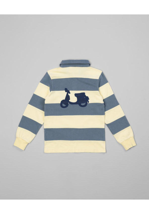 POLO NIÑO RUGBY STRIPES AMARILLO - SCOTTA