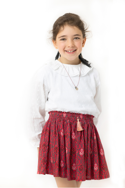 BLUSA CUELLO BLANCA - OSAMORE