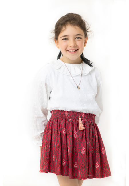 BLUSA CUELLO BLANCA - OSAMORE