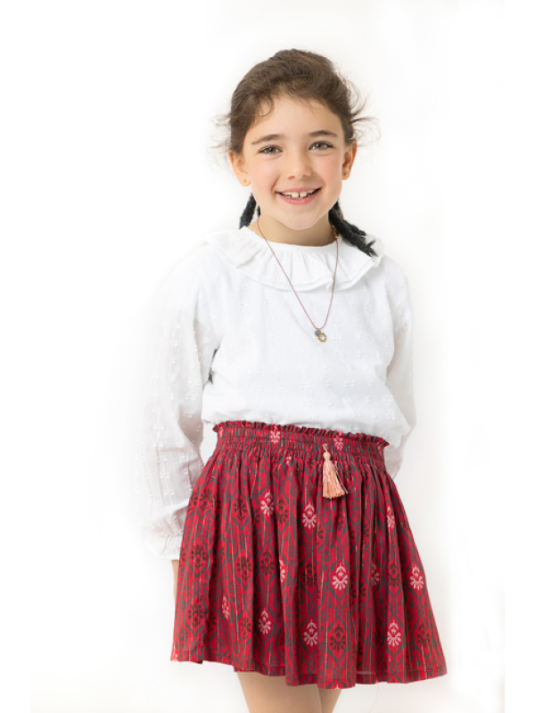 BLUSA CUELLO BLANCA - OSAMORE