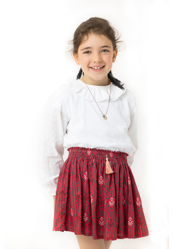 BLUSA CUELLO BLANCA - OSAMORE